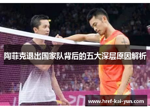 陶菲克退出国家队背后的五大深层原因解析