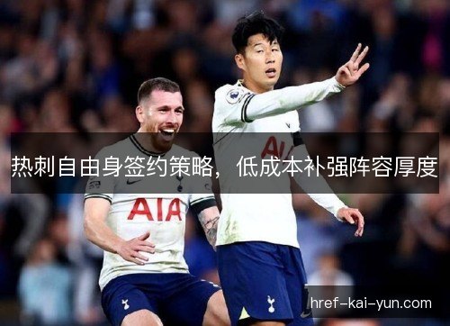 热刺自由身签约策略，低成本补强阵容厚度